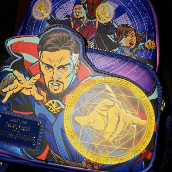Marvel Blue and Purple Doctor Strange Backpack